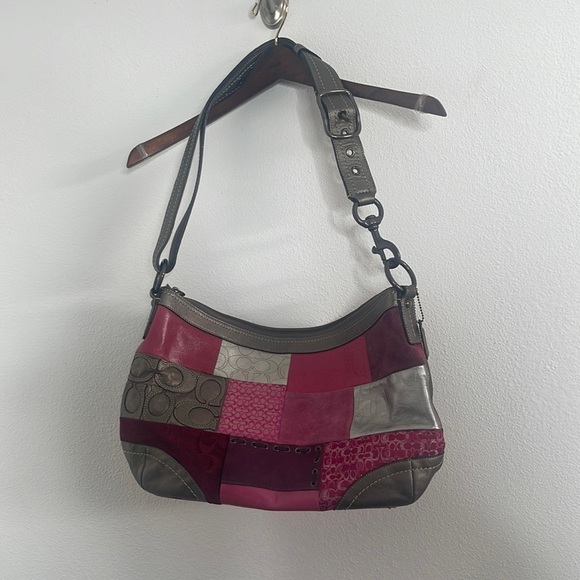 Coach Patchwork Bag with Sling - Picture 1 of 8